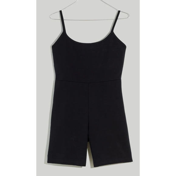Madewell Knit Biker Sleeveless Stretchy Trendy Unitard US Women's S New - Picture 2 of 7